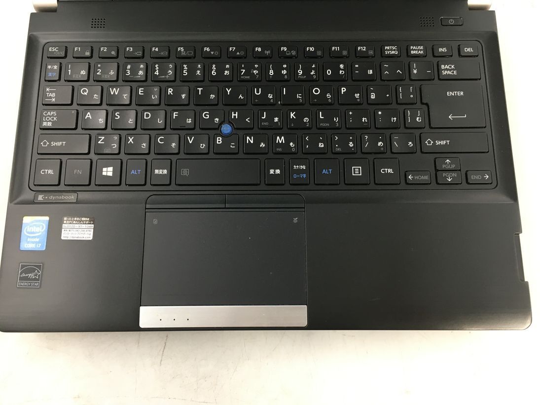 TOSHIBA/ノート/SSHD 1000GB/第4世代Core i7/メモリ4GB/4GB/WEBカメラ有/OS無-240302000832021_キーボード接写１