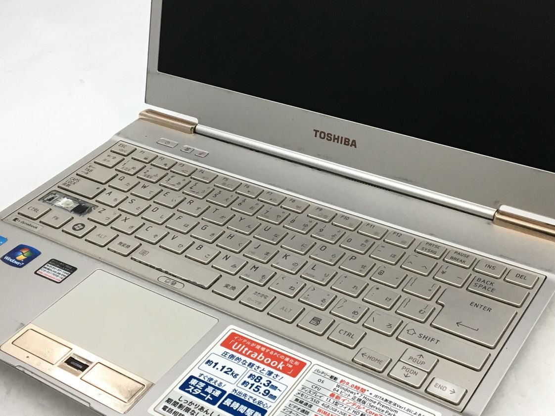 TOSHIBA/ノート/SSD 128GB/第3世代Core i5/メモリ2GB/2GB/WEBカメラ有/OS無-240222000815061_キーボード接写１