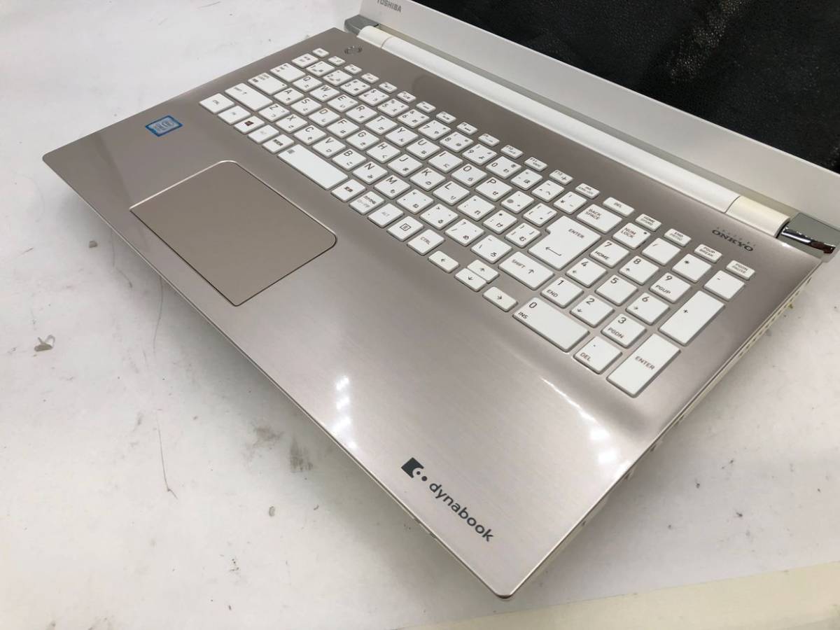 TOSHIBA/ノート/HDD 750GB/第7世代Core i5/メモリ4GB/WEBカメラ有/OS無/Intel Corporation HD Graphics 620 32MB-240215000801130_キーボード接写１