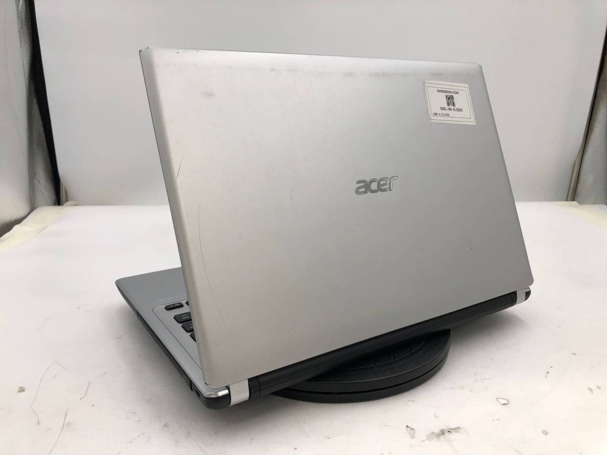 Acer/ノート/HDD 320GB/第2世代Core i3/メモリ4GB/WEBカメラ有/OS無-240219000808442_天板　M