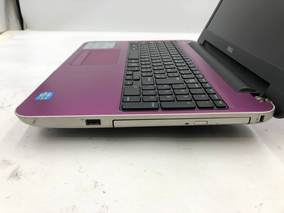 DELL/ノート/HDD 500GB/第3世代Core i3/メモリ8GB/4GB/WEBカメラ有/OS無-240216000802896_側面（左）M