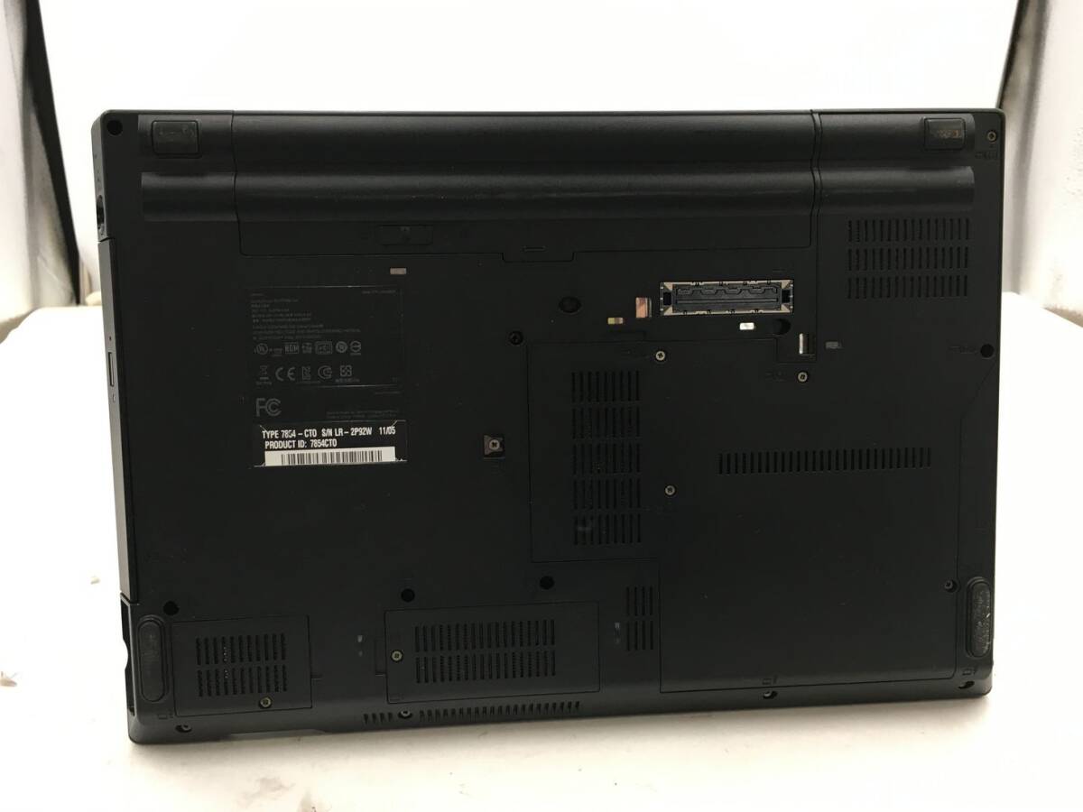 LENOVO/ノート/HDD 320GB/第2世代Core i5/メモリ2GB/2GB/WEBカメラ有/OS無-240222000814533_背面　M