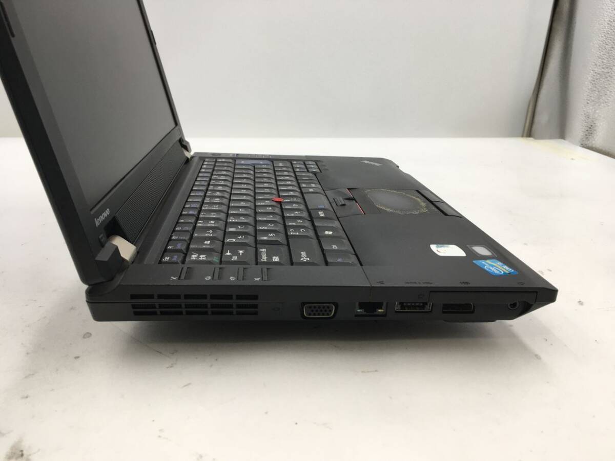 LENOVO/ノート/HDD 320GB/第2世代Core i5/メモリ2GB/2GB/WEBカメラ有/OS無-240222000814533_側面（左）M