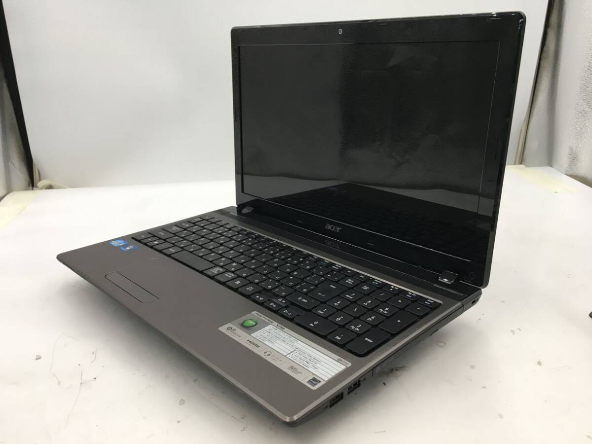 Acer/ノート/HDD 320GB/第2世代Core i5/メモリ2GB/WEBカメラ有/OS無-240229000827475_正面 M