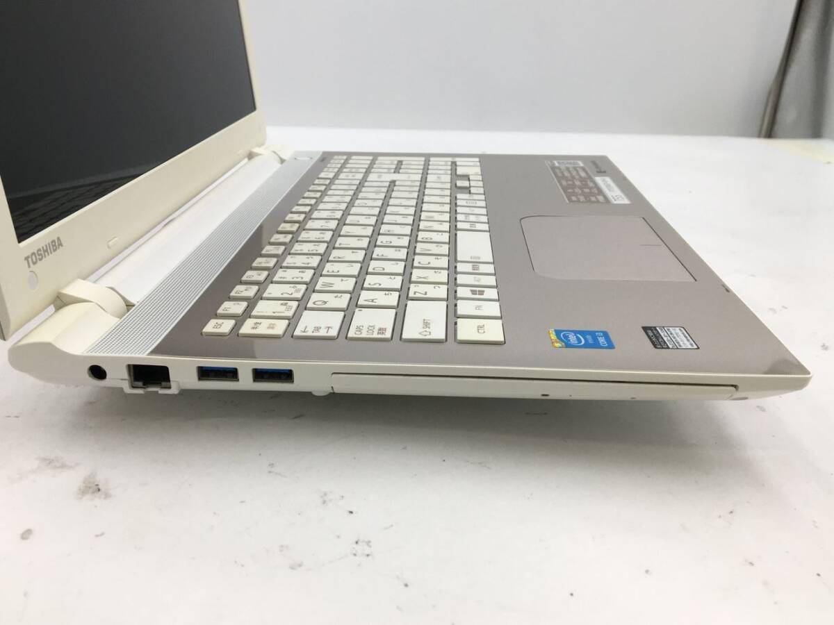 TOSHIBA/ノート/第5世代Core i3/メモリ4GB/WEBカメラ有/OS無/Intel Corporation HD Graphics 5500 32MB-240105000717974_側面（左）M