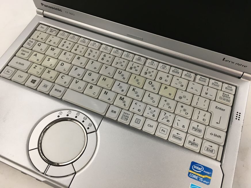 PANASONIC/ノート/HDD 250GB/第3世代Core i5/メモリ4GB/WEBカメラ無/OS無-240305000835134_キーボード接写１