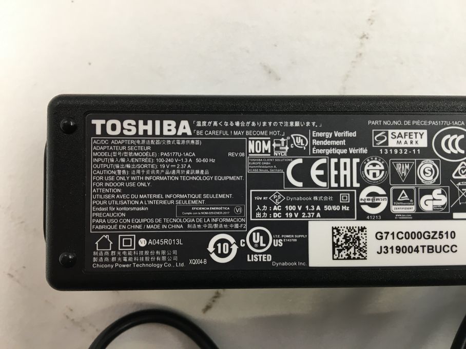 TOSHIBA/ Note /HDD 1000GB/ no. 8 generation Core i3/ memory 4GB/WEB camera have /OS less /Intel Corporation UHD Graphics 620 32MB-240312000849254