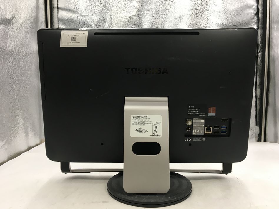 TOSHIBA/液晶一体型/HDD 3000GB/第4世代Core i7/メモリ8GB/WEBカメラ有/OS無-231218000686961_背面　M