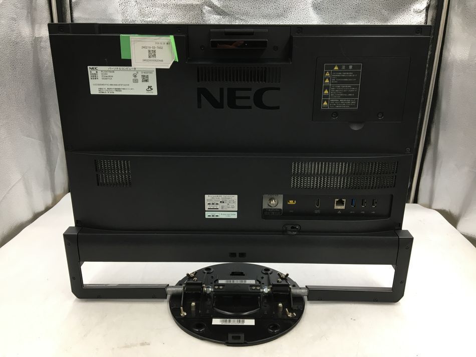 NEC/液晶一体型/HDD 3000GB/第5世代Core i7/メモリ8GB/WEBカメラ有/OS無/Intel Corporation HD Graphics 5500 32MB-240226000820449_背面　M