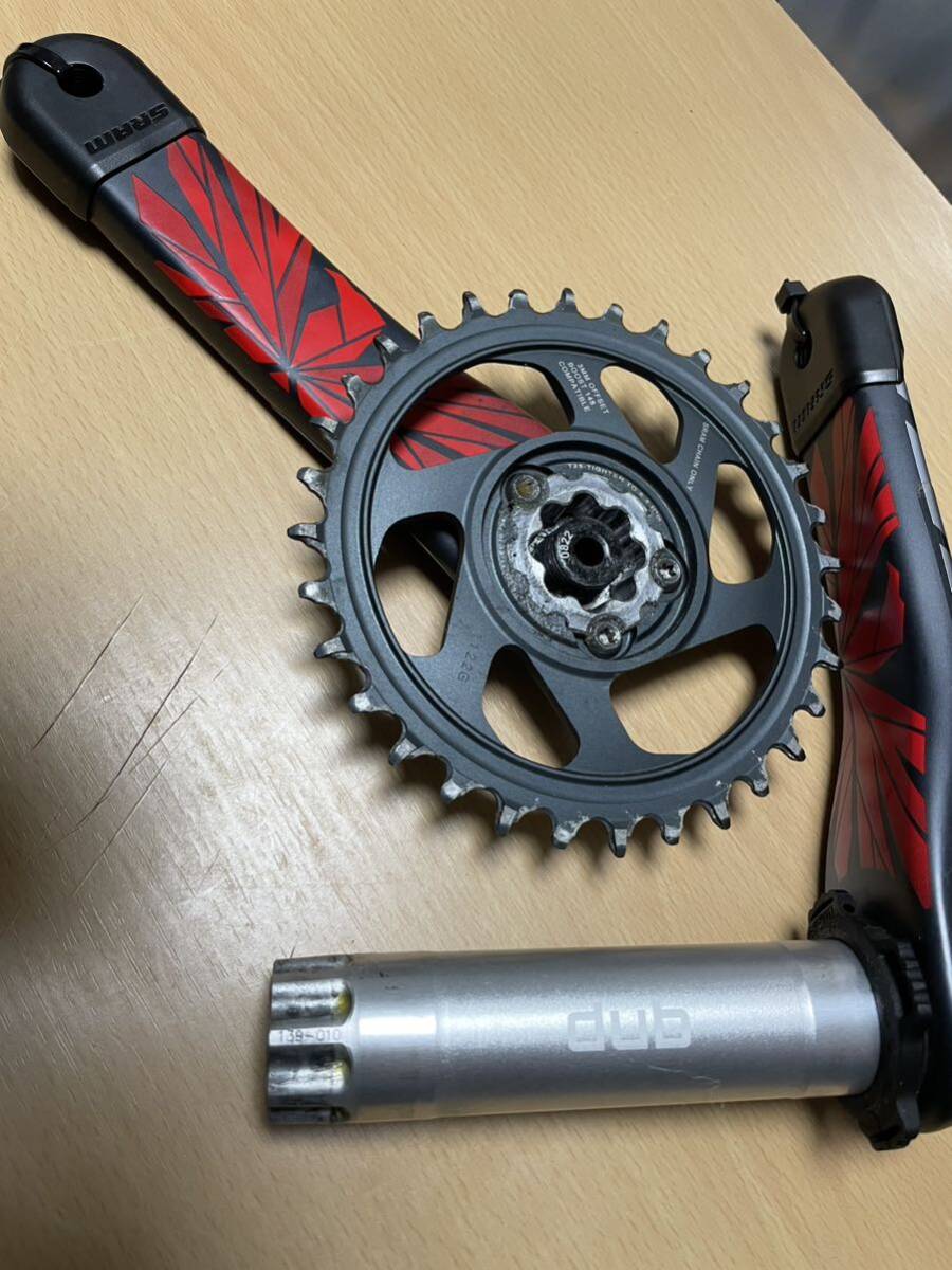 SRAM X01 イーグル RED グループセット + BB _画像8