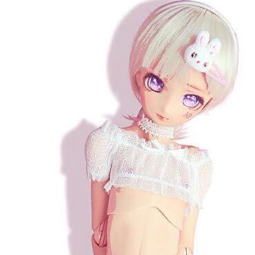 新品未開封 ANGEL PHILIA ホワイト/白 うさぎ ヘアピン ドール用 vmf50 オビツ50 parabox アゾン50 MSD MDD SD DD 東京ドール smart dollの画像3