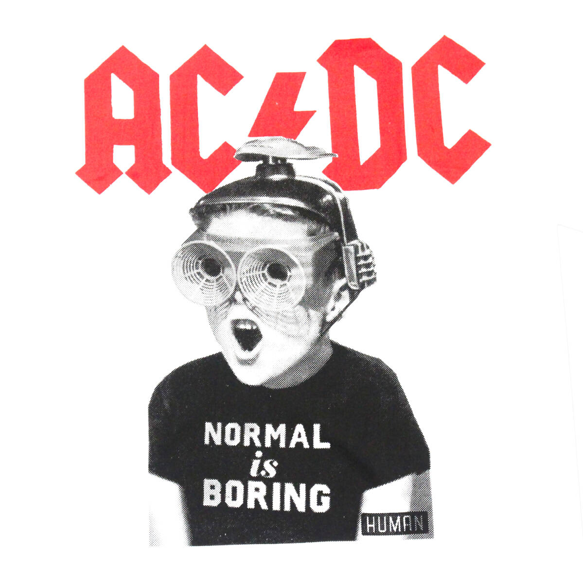  AC/DC エーシー・ディーシー ハイ・ヴォルテージ ロックバンド ストリート系 おもしろTシャツ メンズTシャツ 半袖 ★tsr0942-wht-xl_画像2
