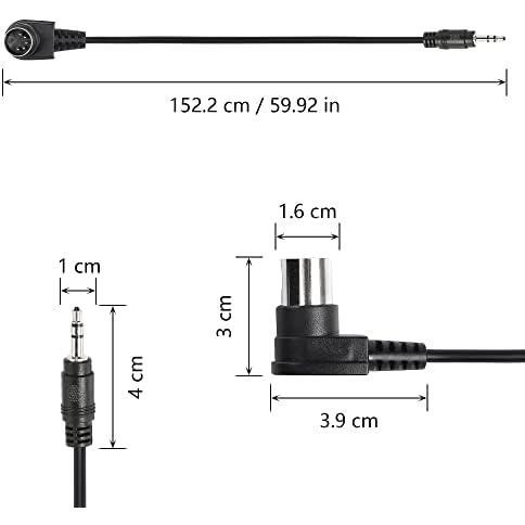 ★90°MIDIケーブル1.5★ 90° MIDI ケーブル 5ピンDinから3.5mm TRS 5-Pin DINプラグオスヘッド to 3.5mm TRS_画像7