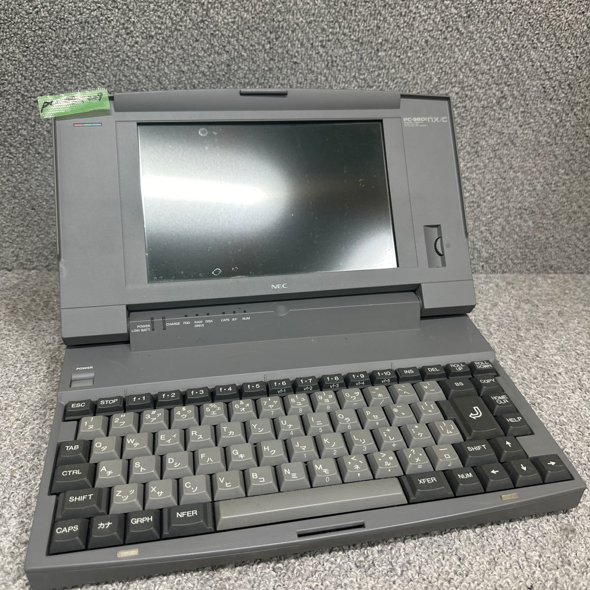 PCN98-1409 激安 PC98 ノートブック NEC PC-9801NX/C 通電不可 ジャンク 同梱可能の画像1