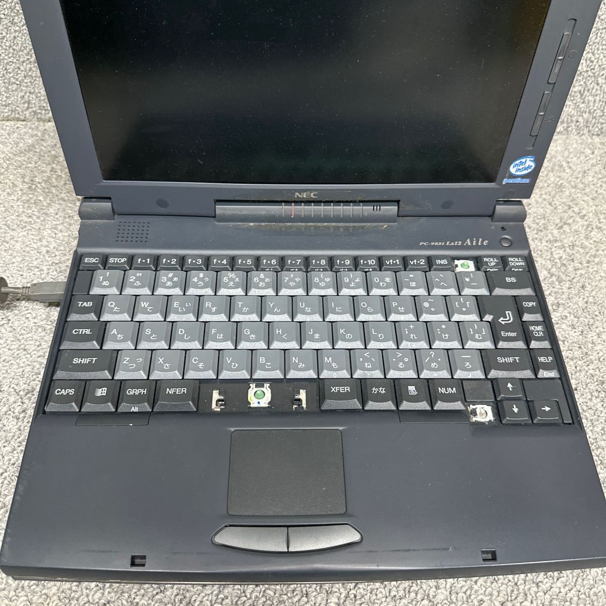 PCN98-1415 激安 PC98 ノートブック NEC PC-9821Ls12/D10 通電確認済み ジャンク 同梱可能の画像3