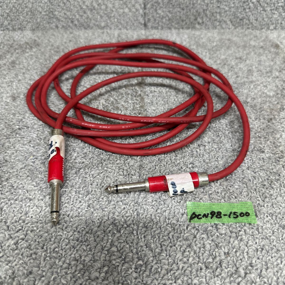 PCN98-1500 激安 CABLE シールド ケーブル CANARE GS-6 501 約3m10cm カナレ製ケーブル 中古 現状品_画像1