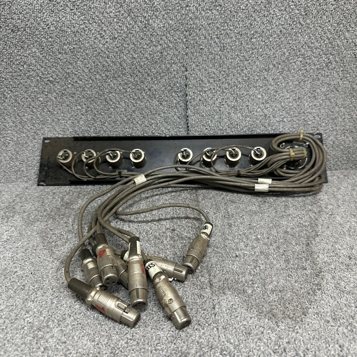 PCN98-1537 super-discount patch panel patch record 8CH CANNON XLR-3-11C XLR31 FK-60A-02-ZN CANARE L-4E5AT 600 connector panel used present condition goods 