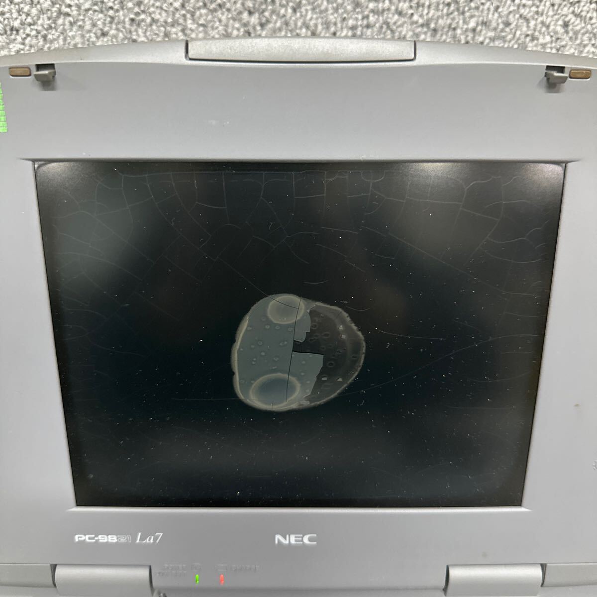 PCN98-1564 激安 PC98 ノートブック NEC Aile PC-9821La7/D5 起動音ランプ確認済み ジャンク 同梱可能の画像2