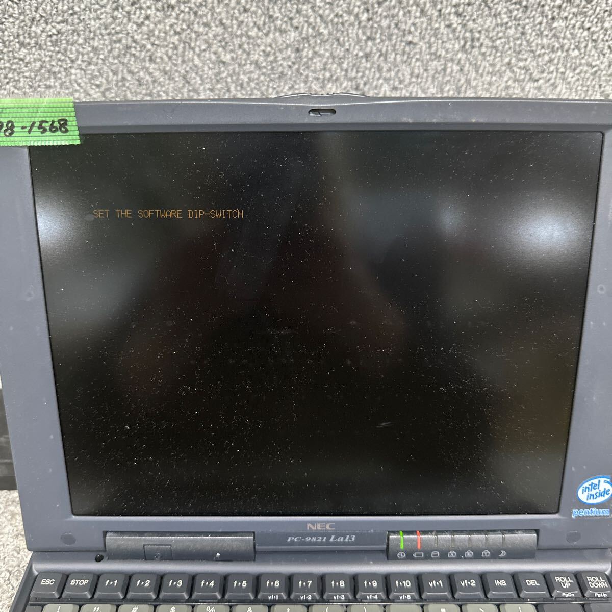 PCN98-1568 激安 PC98 ノートブック NEC Aile PC-9821La13/S14 起動確認済み ジャンク 同梱可能_画像2