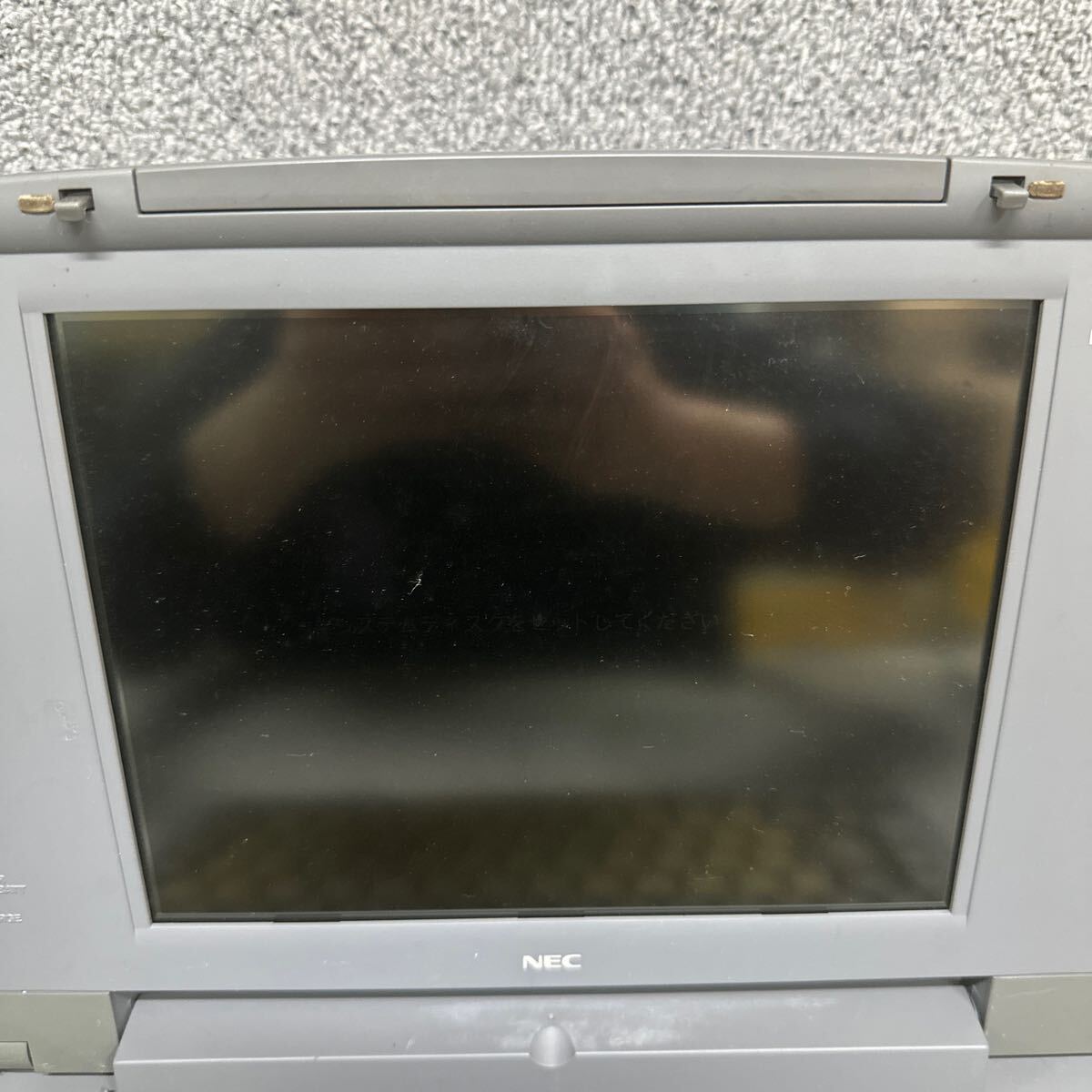 PCN98-1573 激安 PC98 ノートブック NEC PC-9821Ne2/340W 起動確認済み ジャンク 同梱可能_画像2