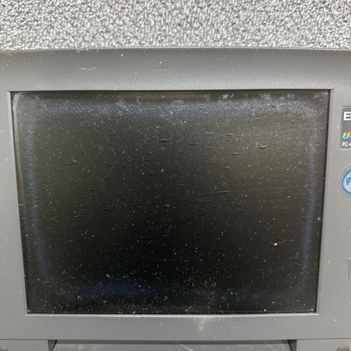 PCN98-1579 激安 ノートブック EPSON PC-486NOTE AT-X1JR 動作未確認 ジャンク 同梱可能の画像2