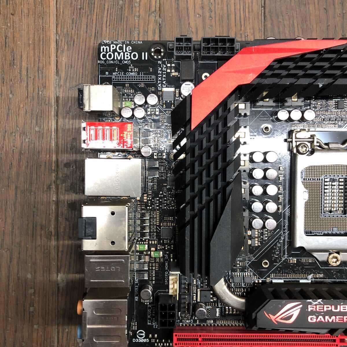 MG3-38 激安 マザーボード ASUS MAXIMUS VI EXTREME LGA1150 通電確認済み ジャンク_画像4