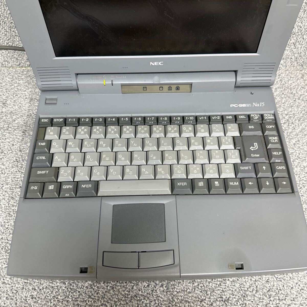 PCN98-1584 激安 PC98 ノートブック NEC Lavie PC-9821Na15/x14 起動確認済み ジャンク 同梱可能_画像3