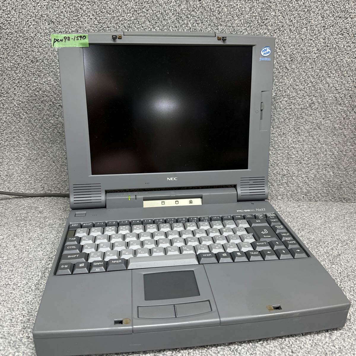 PCN98-1590 激安 PC98 ノートブック NEC Lavie PC-9821Na12/S10F 起動確認済み ジャンク 同梱可能_画像1