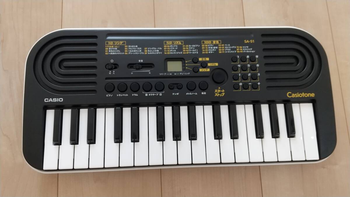 CASIO SA-51 ミニキーボード 32ミニ鍵盤_画像3