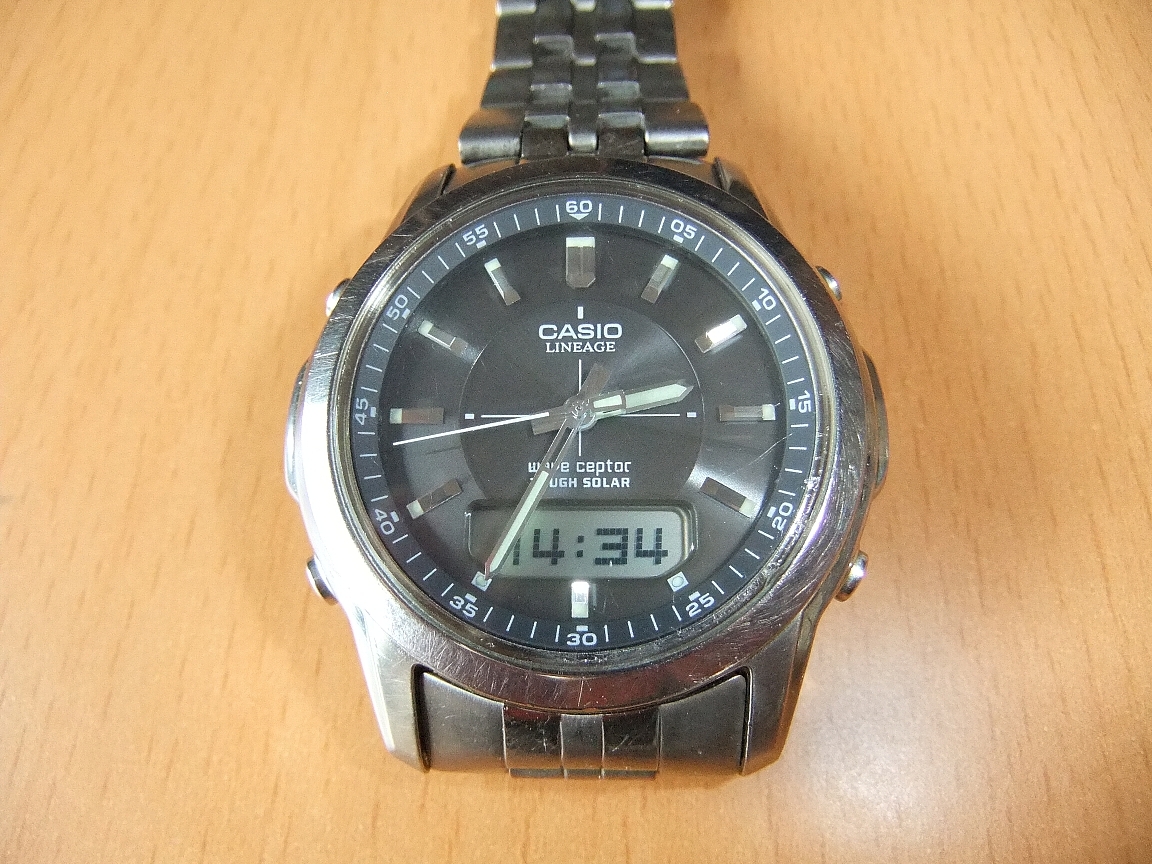 カシオ CASIO 電波時計 チタニウム　『LCW-100T』_画像5