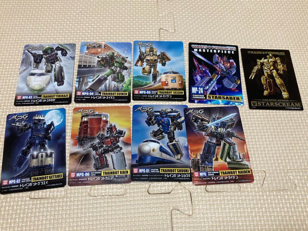 トランスフォーマー　マスターピース　カード　おまけ　色々　セット　TRANSFORMERS　CARD　SET　EXCLUSIVE　JAPANESE_画像1