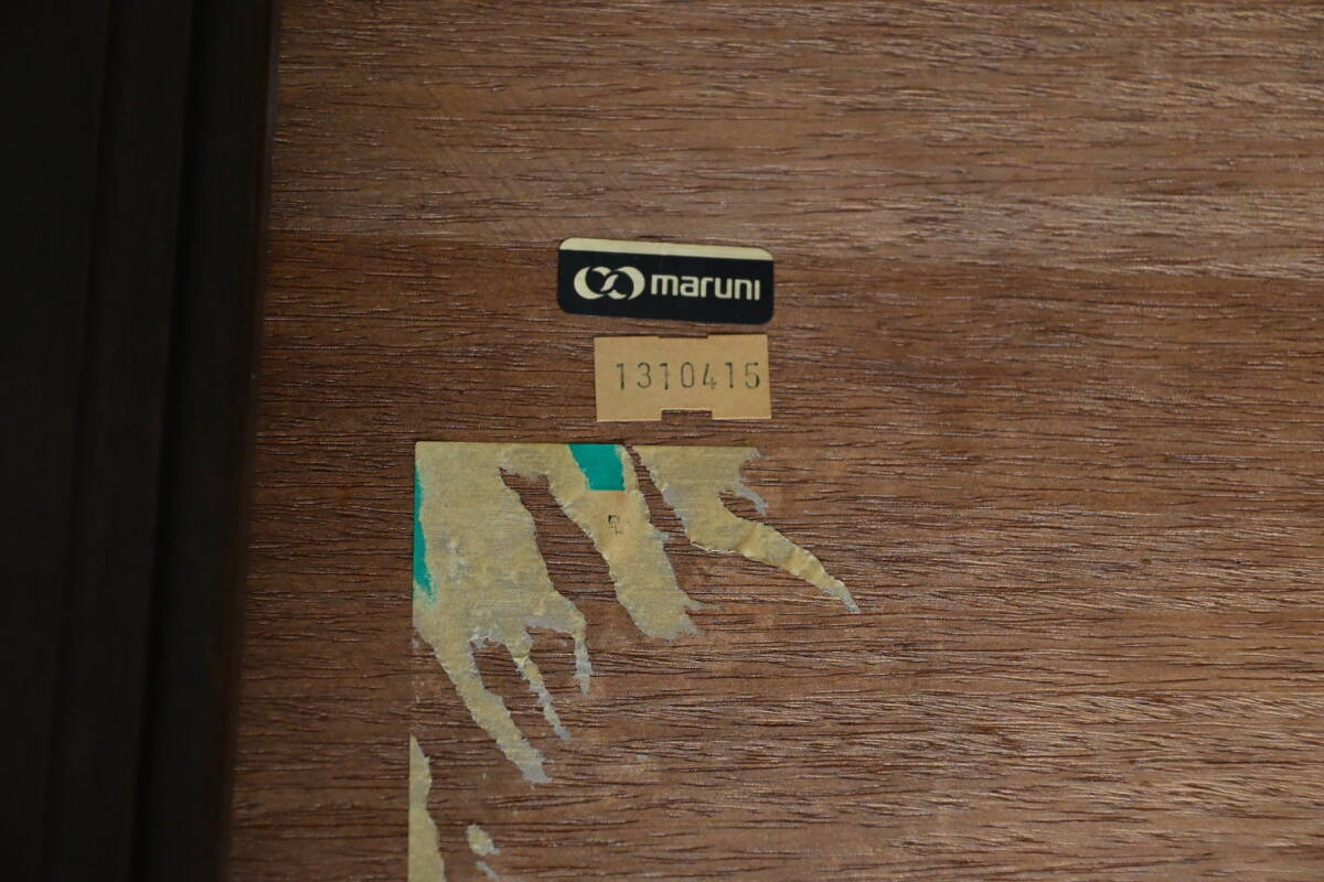 【美品】オールドマルニ 伸縮テーブル アンティーク 家具 ヴィンテージ 木製 ダイニングテーブル クラシック モダン　maruni_画像6
