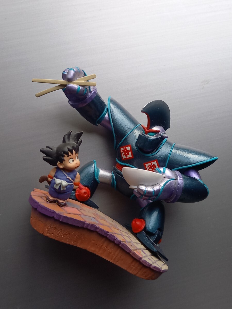  редкий Dragon Ball Capsule гонг капсулпа Monkey King & огромный Robot u- long изменение память z сборник Toriyama Akira Jump Shueisha Shokugan фигурка DBga коричневый 