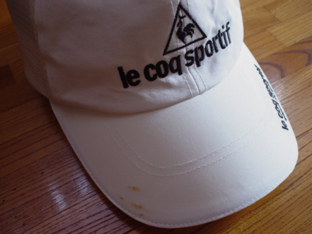 中古：le coq sportif： ルコック スポルティフ ：メッシュ キャップ ：白系： 男女兼用 ：フリーサイズ： 帽子：ゴルフ_画像2