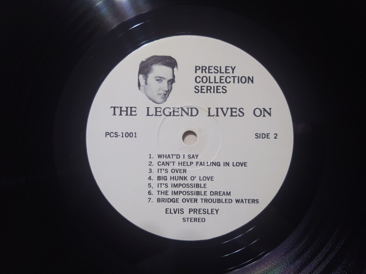 ★エルビス・プレスリー ELVIS PRESLEY★The Legend Lives On ★シュリンク残★中古LP★エルヴィス・プレスリー