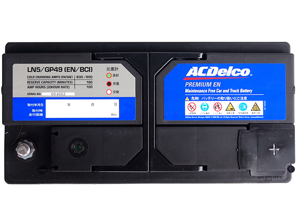 ACDELCO 正規品 バッテリー LN5 メンテナンスフリー ランドローバー 09-13y レンジローバー スポーツ LS5_画像3