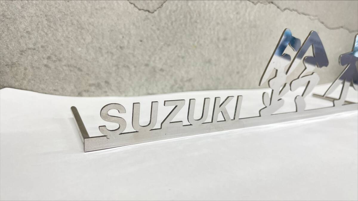 鈴木　SUZUKI サンプル処分　表札　ネームプレート　キズあり　B 級品_画像4