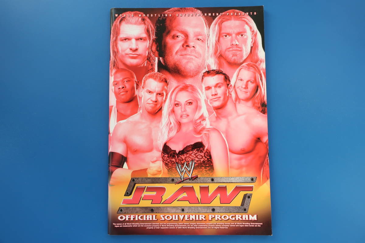 アメリカプロレス団体 ロウ RAW スマックダウン SmackDown ECW オフィシャルスーベニアプログラム/OFFICIAL SOUVENIR PROGRAM 希少パンフ_画像1