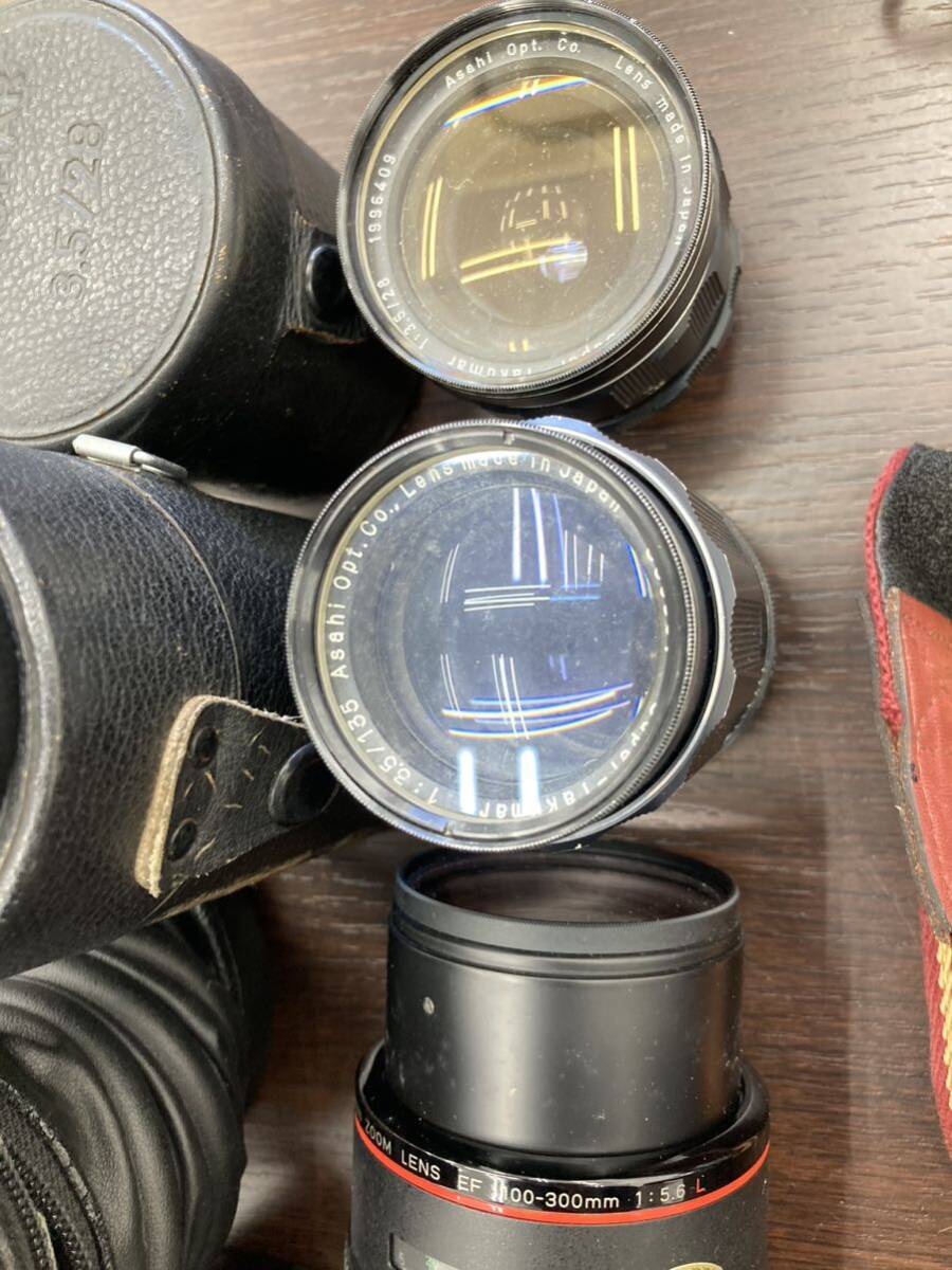 【まとめ売り】 カメラ レンズ 8個 ボデー 5個 Canon Asahi Pentax Nikon Yashica オマケ 双眼鏡 等 も セット ジャンク ?!?_画像6
