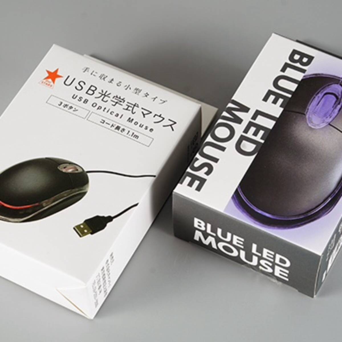 USBマウス 有線 光学式 赤青どちらか1個 Optical Mouse #1 在宅勤務 テレワーク リモートワーク 遠隔授業 リモート授業_画像2