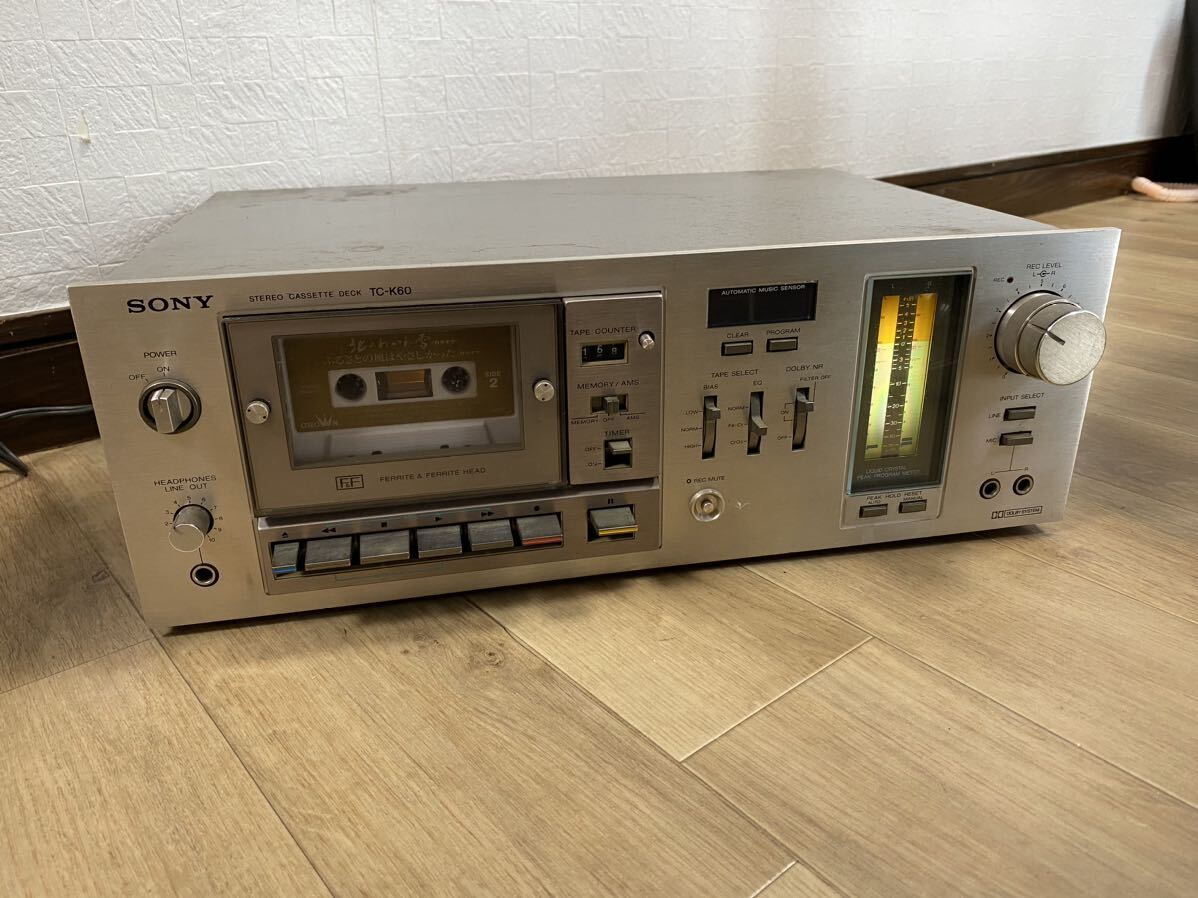 SONY TC-K60 カセットデッキ _画像1