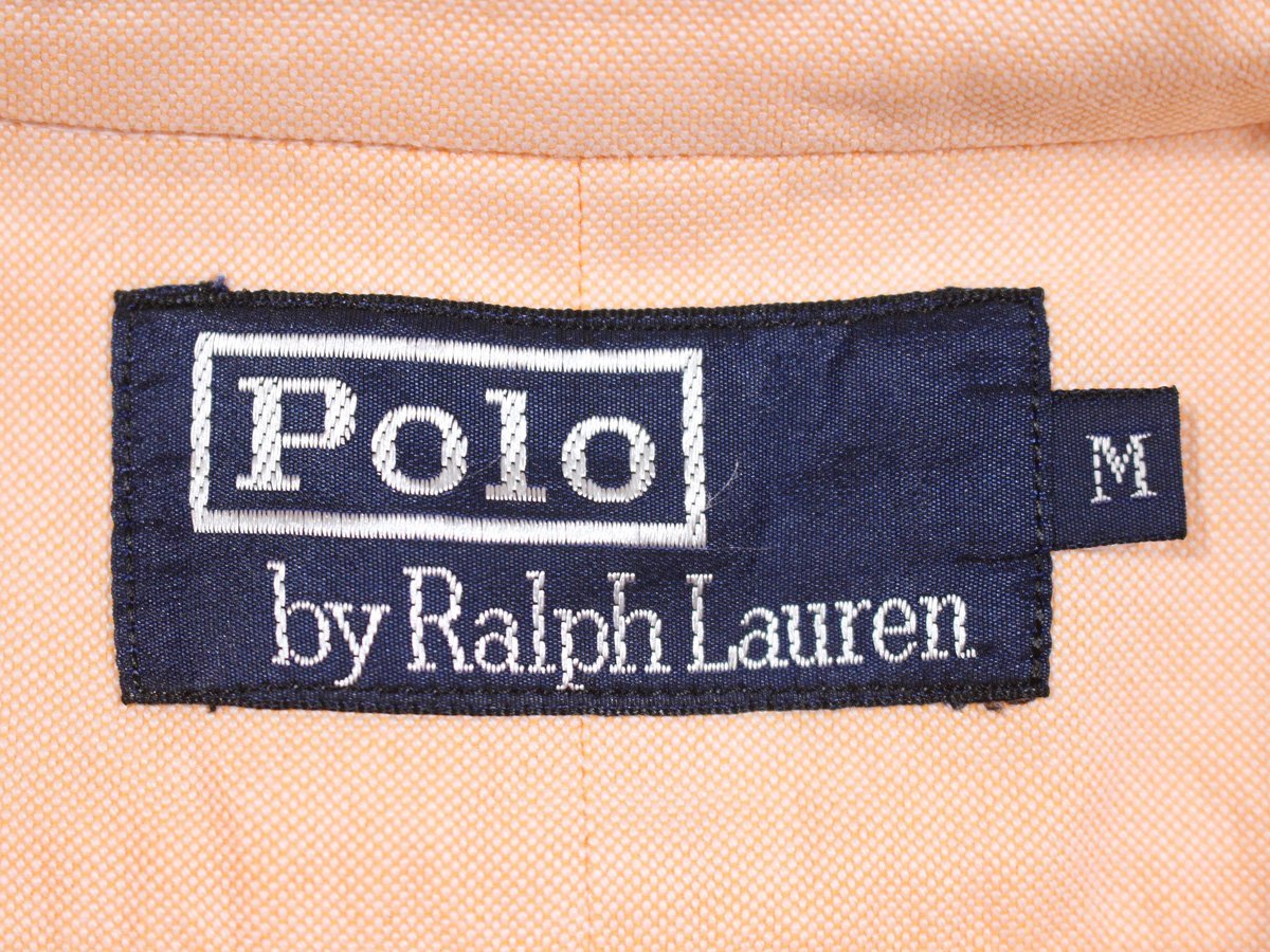 Ralph Lauren ラルフローレン オックスフォード 長袖BDシャツ M_画像3