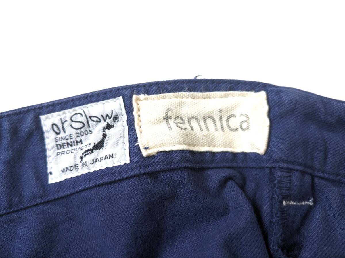 orSlow × fennica New kenneth Pants 00 オアスロウ フェニカ ケネスパンツ フレンチワークパンツ_画像3