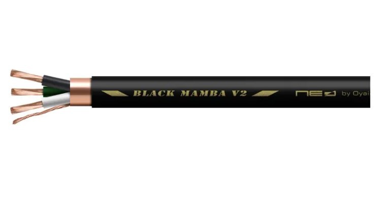 オヤイデ BLACK MAMBA V2 1.9m 102SSC 電源ケーブル 明工社 ME2591＋SCHURTER 4781 の画像4