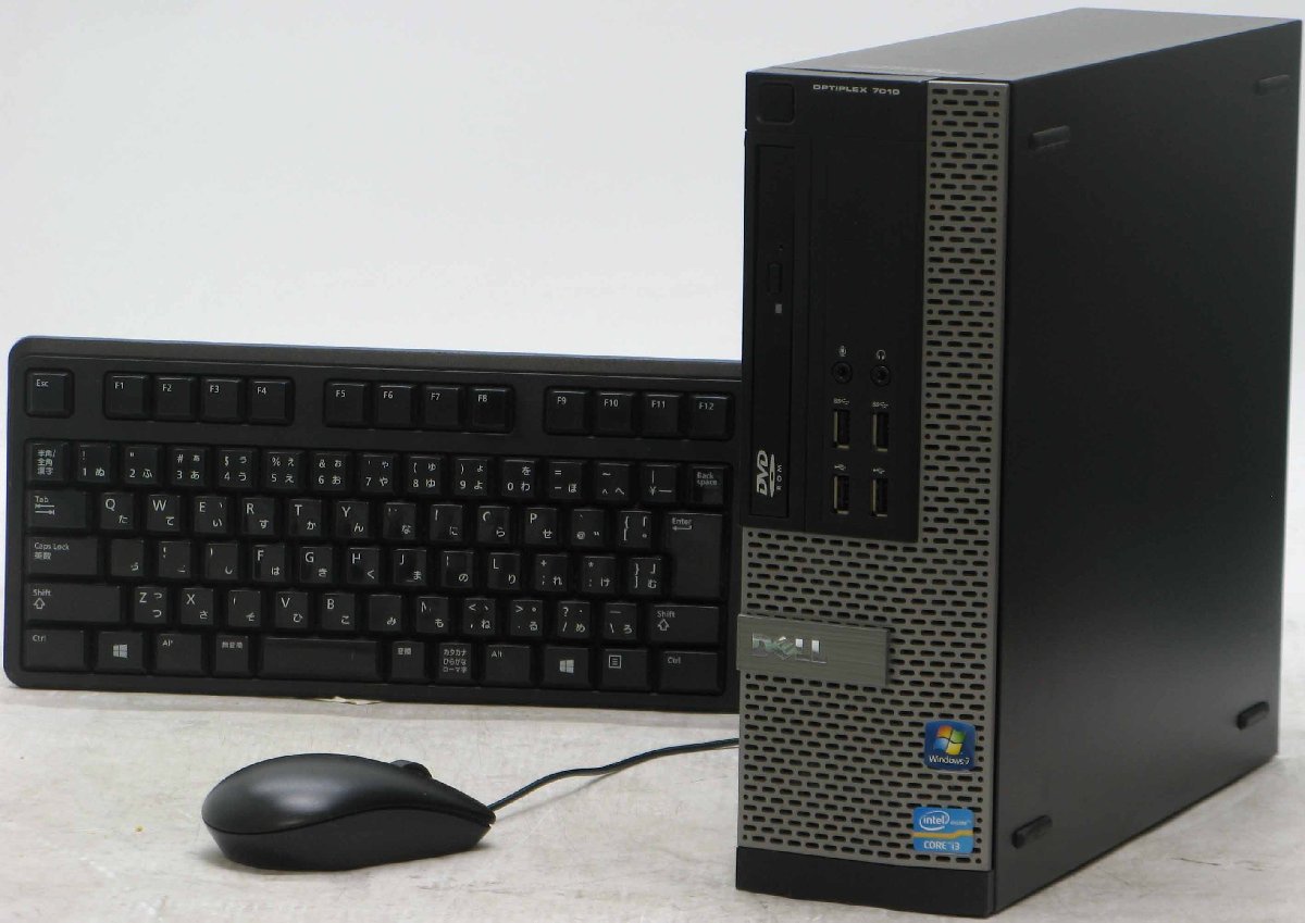 DELL Optiplex 7010-3220SF ■ i3-3220/DVDROM/DisplayPort/省スペース/Windows7 デスクトップ_DELL Optiplex 7010-3220SF