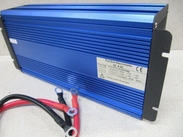 美品！goodgoods 正弦波インバーター 1,500w 最大瞬間3,000w 12V-100V DC→AC 変換器 50Hz/60Hz グッドグッズ_画像9