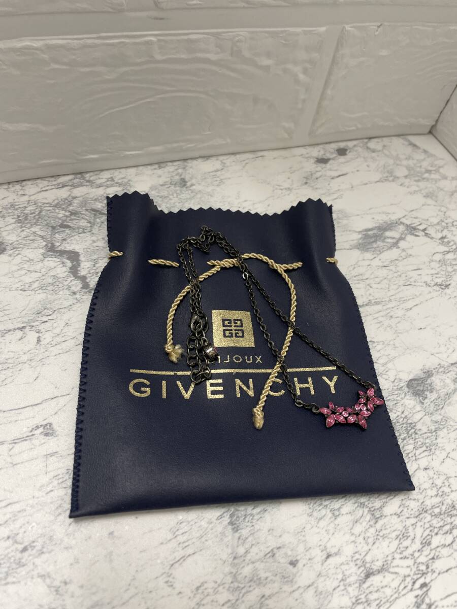 GIVENCHY ジバンシィ ヴィンテージ風 ネックレス USEDの画像10