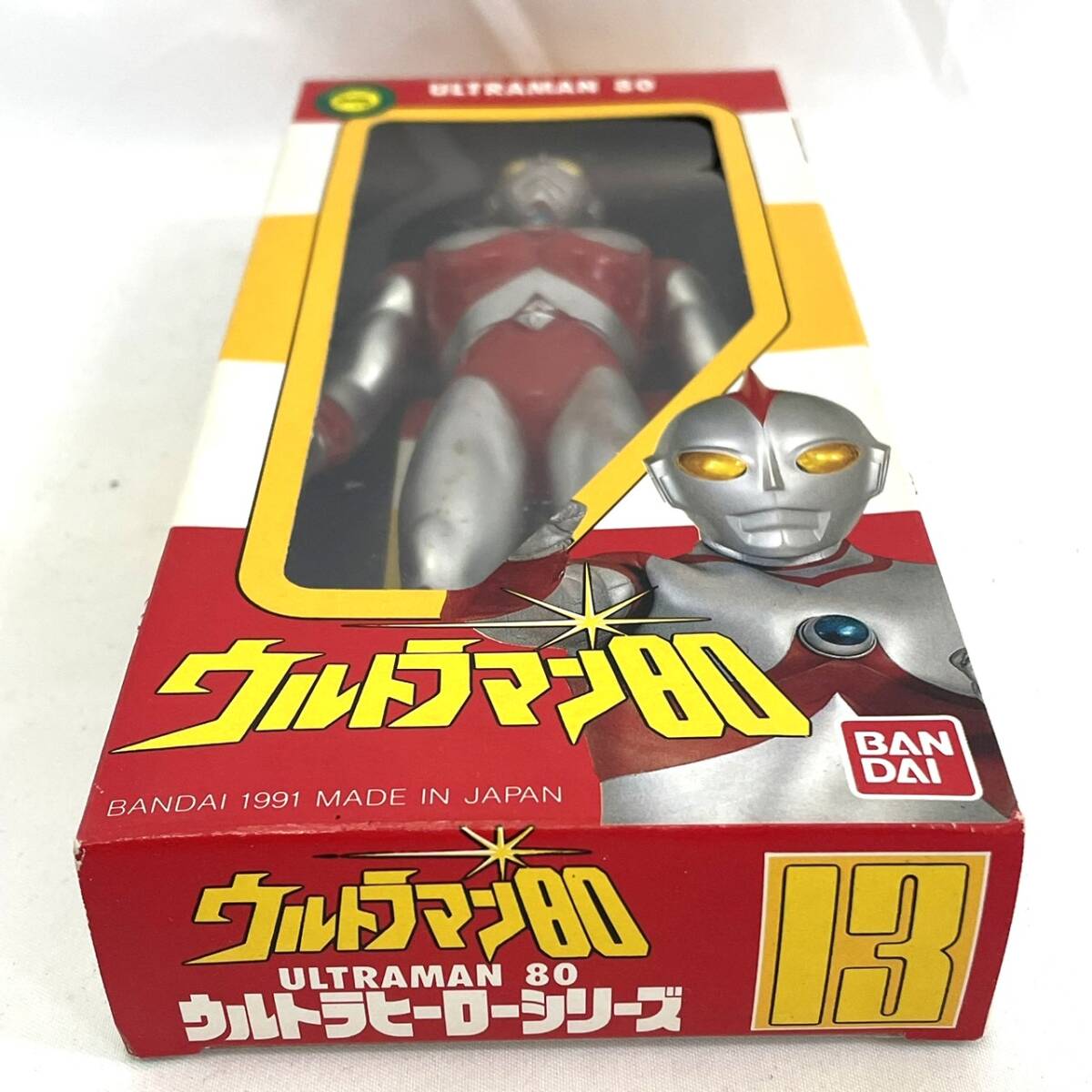[4917]BANDAI Bandai Ultra герой серии 13[ Ultraman 80]1991 год производства сделано в Японии sofvi фигурка кукла Vintage редкость с ящиком 