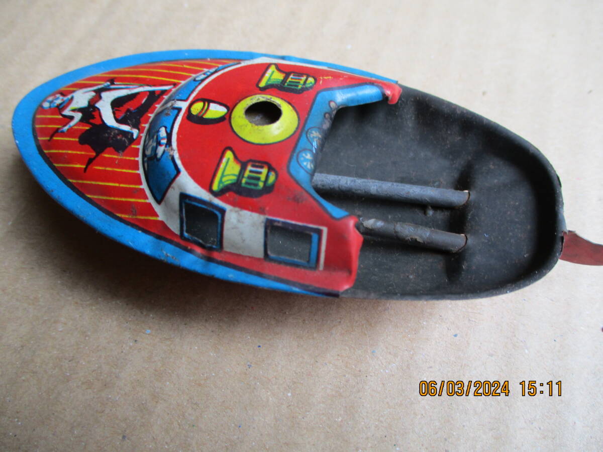 昭和レトロ　当時物 ブリキのおもちゃ「ポンポン船」 　MADE IN JAPAN _画像1