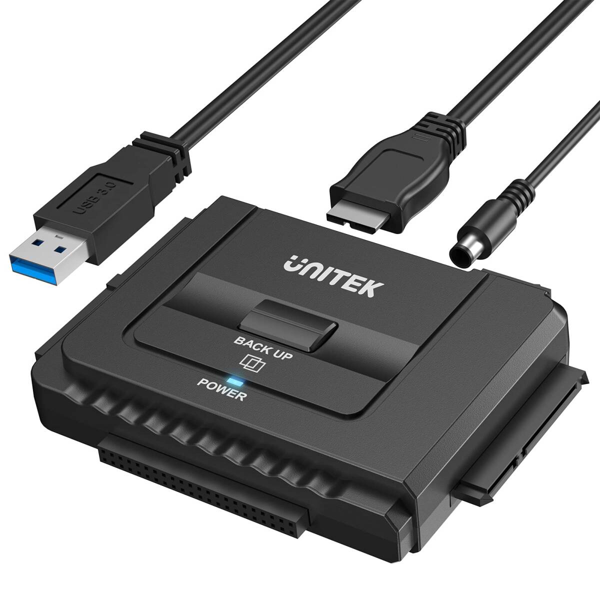 Unitek USB-A IDE SATA 両方対応 USB3.0 交換アダプター 2.5/3.5インチHDD SSD 光学ドライブに対応 コンバータ 最大18TB 5Gbps_画像1